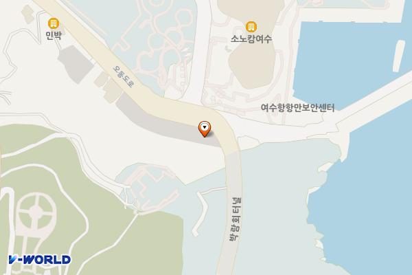오동도 위치 지도 — 전라남도 여수시 오동도로 116