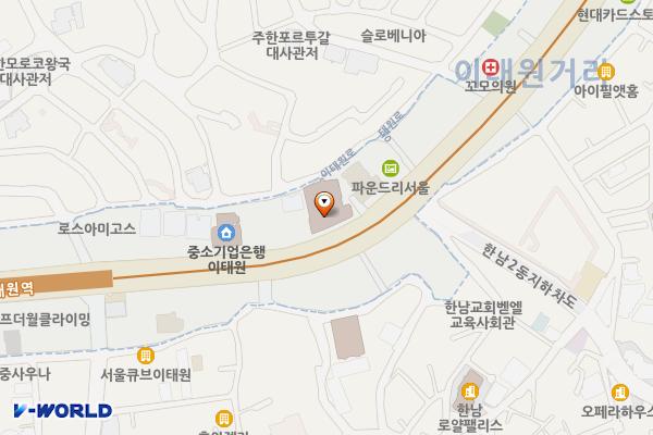 현대안성타워 위치 지도 — 서울특별시 용산구 이태원로 217