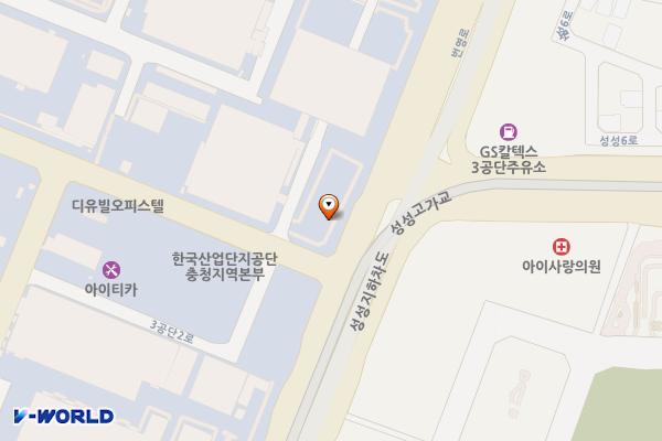삼성전자DS 천안 D주차장 위치 지도 — 충청남도 천안시 서북구 번영로 465