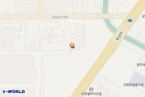 삼성전자DX 광주 2캠 위치 지도 — 전남광주통합특별시 광산구 하남산단6번로 133