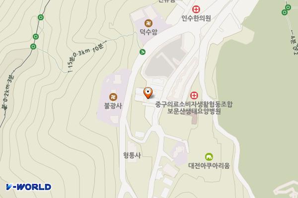중구 대사동 제2공영 위치 지도 — 대전광역시 중구 보문산공원로497번안길 34중구 대사동 제2공영