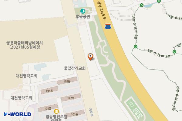 읍내동 575-5 공영주차장 위치 지도 — 대전광역시 대덕구 읍내동 575-5