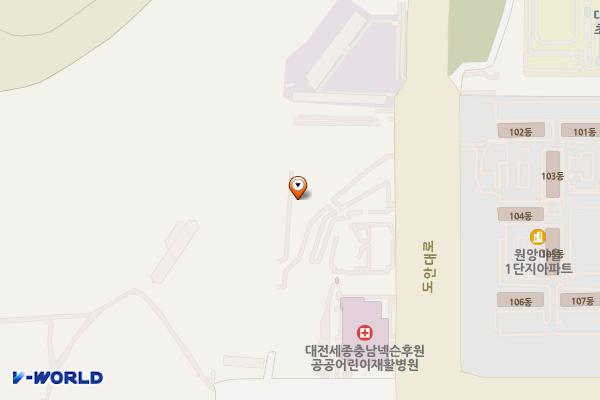 파머스마켓 위치 지도 — 대전광역시 유성구 도안대로 93파머스마켓 베지래빗804