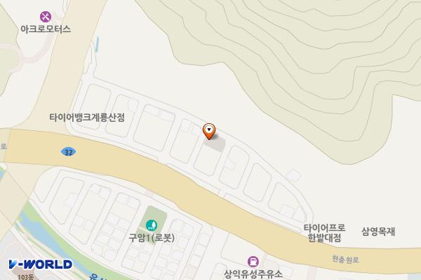 구암동657 공영주차장 위치 지도 — 대전광역시 유성구 구암동 657공영주차장
