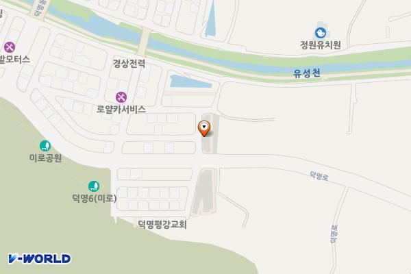 대전광역시 유성구 덕명동 544 공영주차장 위치 지도 — 대전광역시 유성구 덕명동 544공영주차장