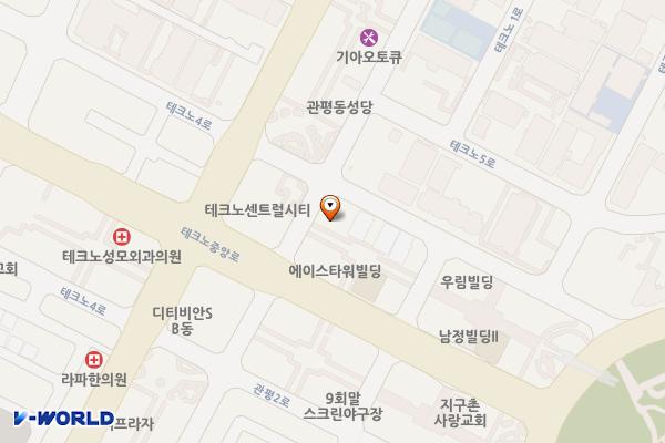 대전광역시 유성구 관평동 제3공영주차장 위치 지도 — 대전광역시 유성구 관평동 788관평동 제3공영주차장