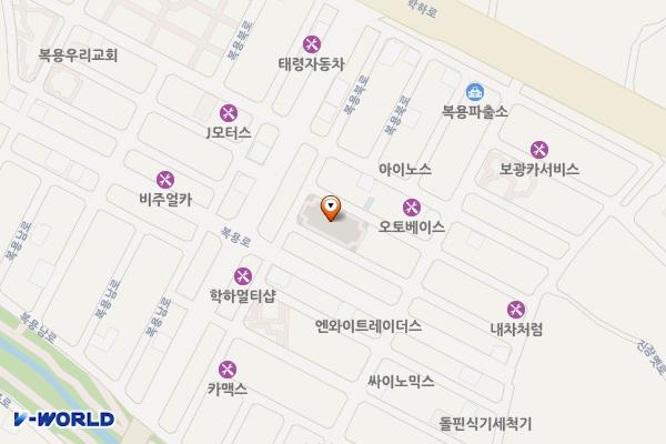 학하지구 제2공영주차장 위치 지도 — 대전광역시 유성구 복용동 604-1학하지구 제2공영주차장