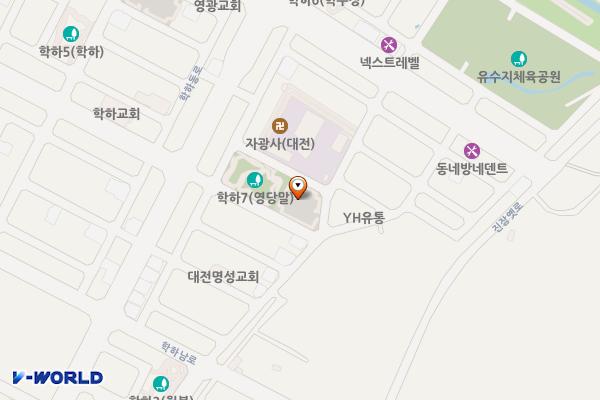 학하지구 제8공영주차장 위치 지도 — 대전광역시 유성구 학하동 778-2학하지구 제8공영주차장