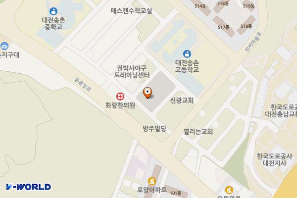 송촌동 진가쟁이 공영주차장 위치 지도 — 대전광역시 대덕구 선비마을로5번길 24송촌동 진가쟁이 공영주차