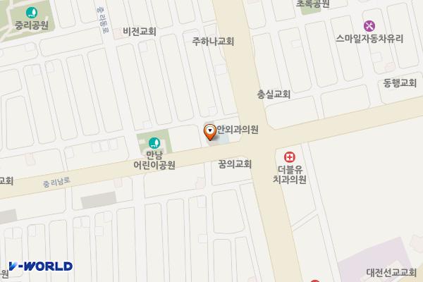 중리 만남 공영주차장 위치 지도 — 대전광역시 대덕구 중리남로8번길 4중리 만남 공영주차장