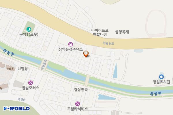 구암동677 공영주차장 위치 지도 — 대전광역시 유성구 구암동 677공영주차장