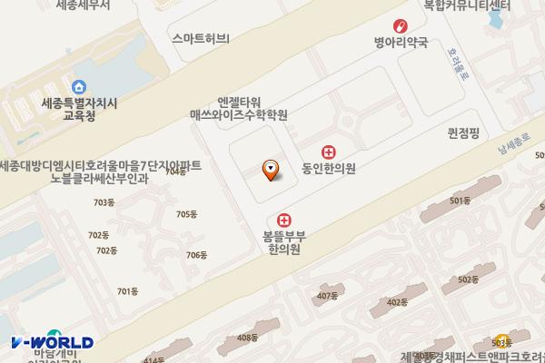 세종시 네이버타워 위치 지도 — 세종특별자치시 보람동 755 네이버타워