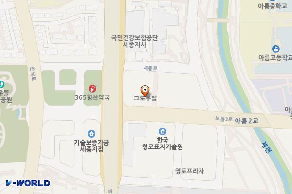 아름메디컬센터 위치 지도 — 세종특별자치시 보듬3로 158