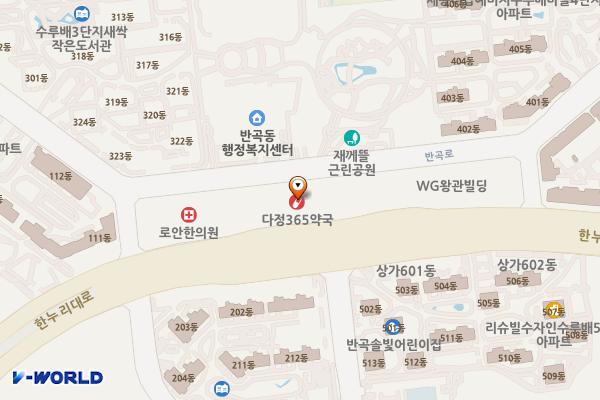 그랜드타워 위치 지도 — 세종특별자치시 한누리대로 1834