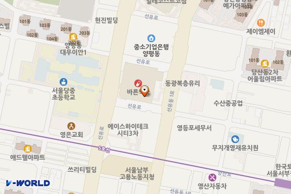 롯데마트 양평점 위치 지도 — 서울특별시 영등포구 선유로 138