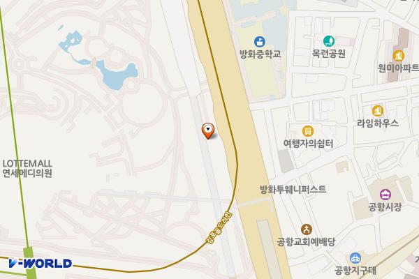 롯데몰 김포공항점 P1F층 위치 지도 — 서울특별시 강서구 하늘길 38