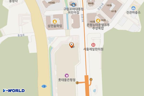 롯데마트 은평점 위치 지도 — 서울특별시 은평구 진관동 209-28