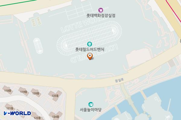 롯데월드 어드벤처 서울 위치 지도 — 서울특별시 송파구 올림픽로 240