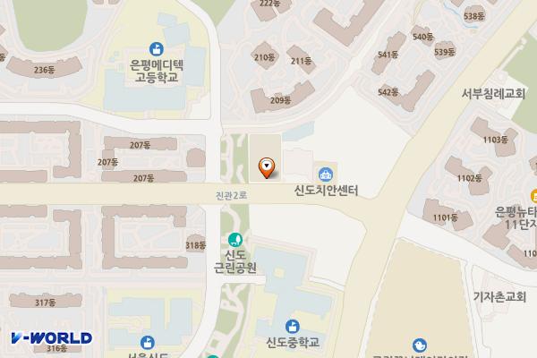 롯데슈퍼 은평점 위치 지도 — 서울특별시 은평구 진관2로 117