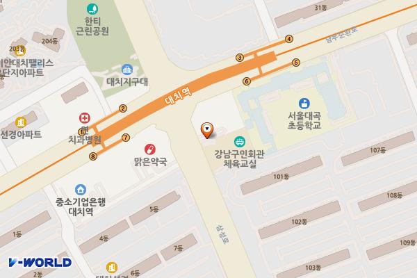 롯데하이마트 대치본점 위치 지도 — 서울특별시 강남구 삼성로 156