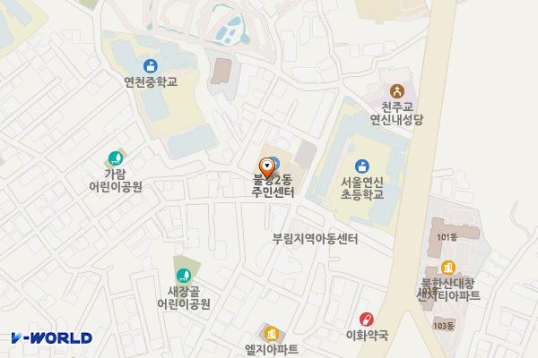 서울 은평구 불광2동 주민센터 위치 지도 — 서울특별시 은평구 연서로41길 18