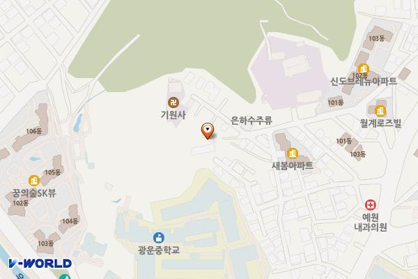 하이상운 위치 지도 — 서울특별시 성북구 월계로 136