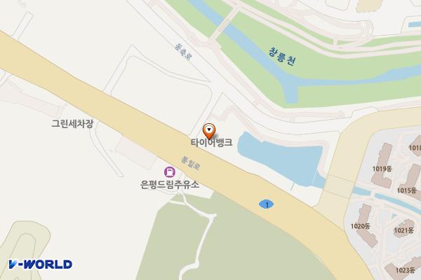 한남버스 위치 지도 — 서울특별시 은평구 통일로 1150