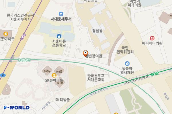 서북운수 위치 지도 — 서울특별시 서대문구 충정로6길 45