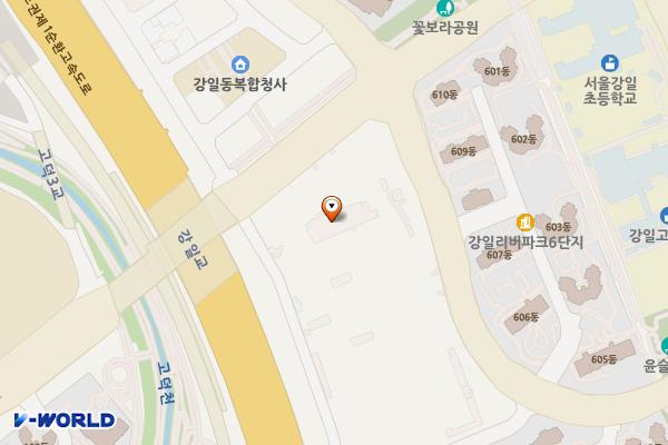 서울승합 위치 지도 — 서울특별시 강동구 아리수로 426