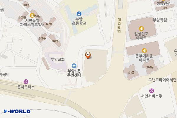 롯데마트 부산점 위치 지도 — 부산광역시 부산진구 신천대로 241