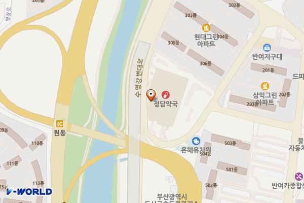 홈플러스 부산반여점 위치 지도 — 부산광역시 해운대구 선수촌로21번길 37