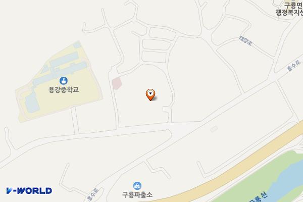 구룡면 중심지 공영주차장 위치 지도 — 충청남도 부여군 구룡면 태양리 352-3