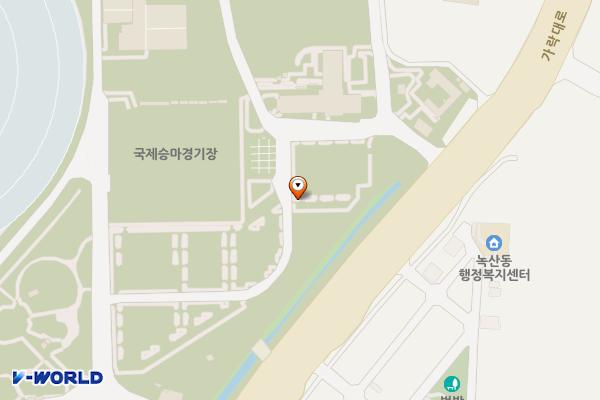 렛츠런파크 부산경남_본관동 위치 지도 — 부산광역시 강서구 가락대로 929