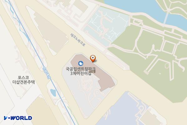 인천 송도 더샵센트럴파크3차 판매시설 위치 지도 — 인천광역시 연수구 인천타워대로180번길 11