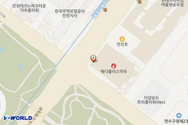 홈플러스 인천송도점 위치 지도 — 인천광역시 연수구 송도국제대로 165