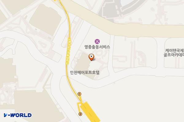 베스트웨스턴 인천공항호텔 위치 지도 — 인천광역시 영종구 공항로424번길 48-27