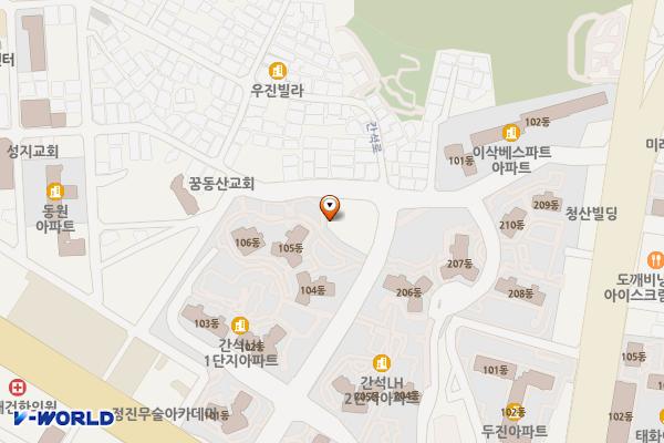 인천 남동구 돌산마루1호 공영주차장 위치 지도 — 인천광역시 남동구 간석동 940-1