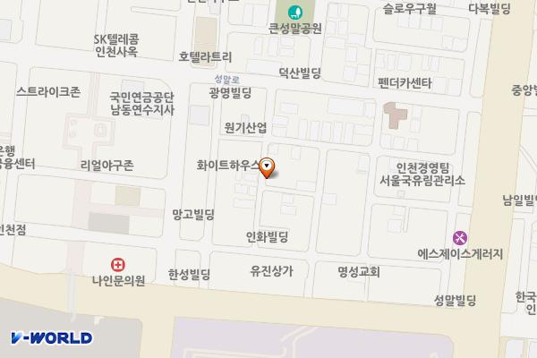 인천 남동구 구월도매시장 공영주차장 위치 지도 — 인천광역시 남동구 성말로32번길 19