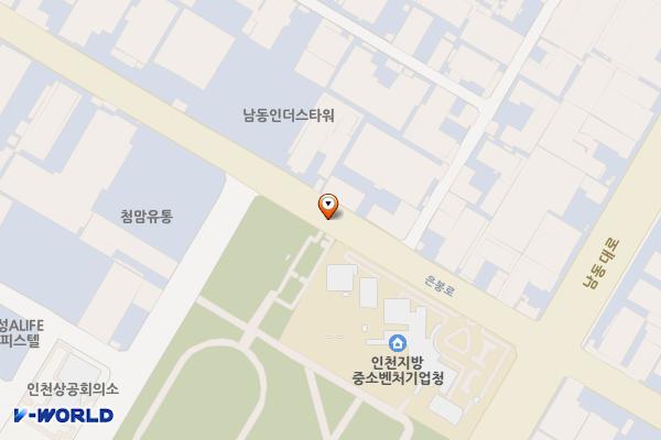 인천 남동구 남동공단근린공원 노상공영주차장 위치 지도 — 인천광역시 남동구 논현동 471-6