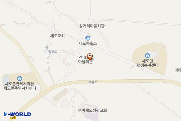 서동문화관주차장 (서동문화관 앞) 위치 지도 — 충청남도 부여군 부여읍 동남리 134-5
