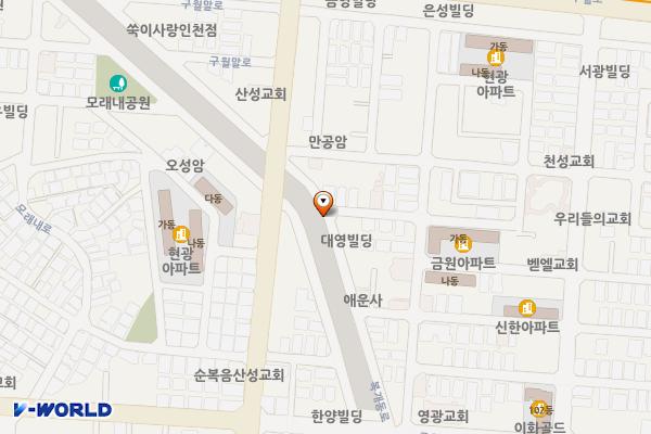 인천시 만수복개천2 공영주차장 위치 지도 — 인천광역시 남동구 구월동 1324-12