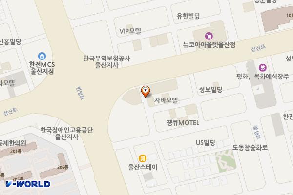롯데시티호텔 울산 위치 지도 — 울산광역시 남구 삼산로 204