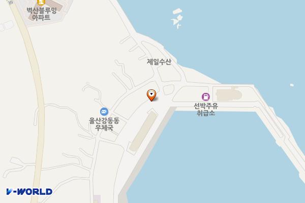 울산시 정자직매장 위치 지도 — 울산광역시 북구 정자1길 48