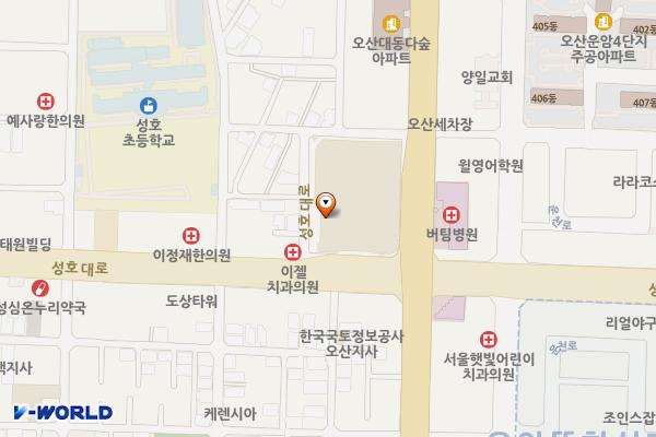 롯데마트 오산점 위치 지도 — 경기도 오산시 경기대로 271