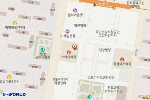 롯데마트 화정점 위치 지도 — 경기도 고양시 덕양구 화중로 66