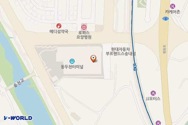 롯데마트 동두천점 위치 지도 — 경기도 동두천시 평화로2169번길 21