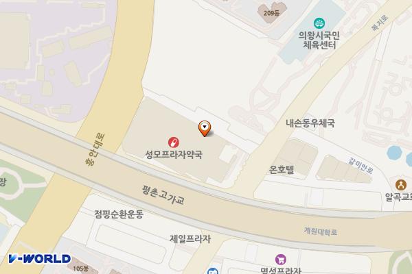 롯데마트 의왕점 위치 지도 — 경기도 의왕시 계원대학로 7