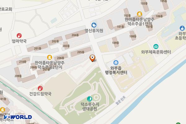 롯데마트 덕소점 위치 지도 — 경기도 남양주시 와부읍 월문천로 33