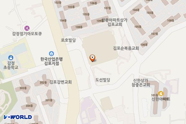 홈플러스 김포점 위치 지도 — 경기도 김포시 중봉로 14
