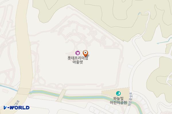 롯데프리미엄아울렛 타임빌라스 위치 지도 — 경기도 의왕시 바라산로 1